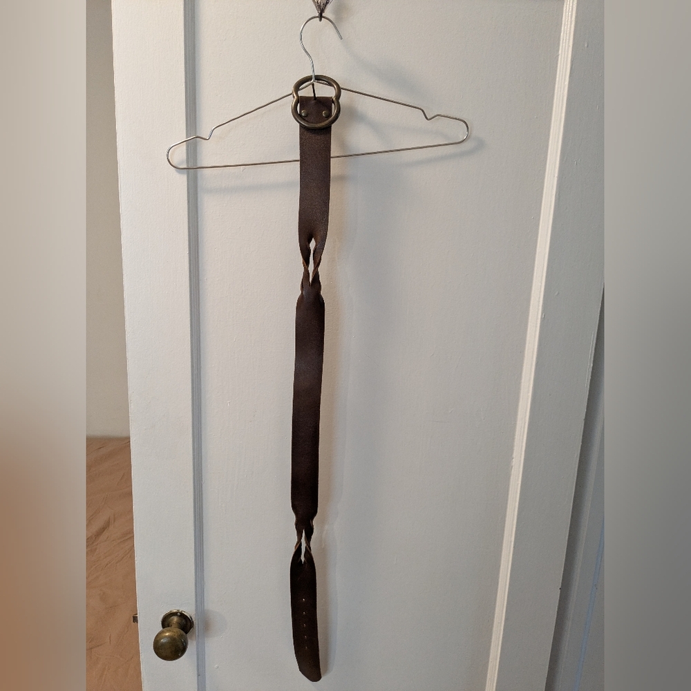 Candie's Italian Leather Twist Belt